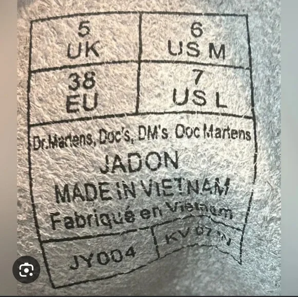 Dr. Martens White JADON Zplatform Boot Sz US 7L - Picture 8 of 13